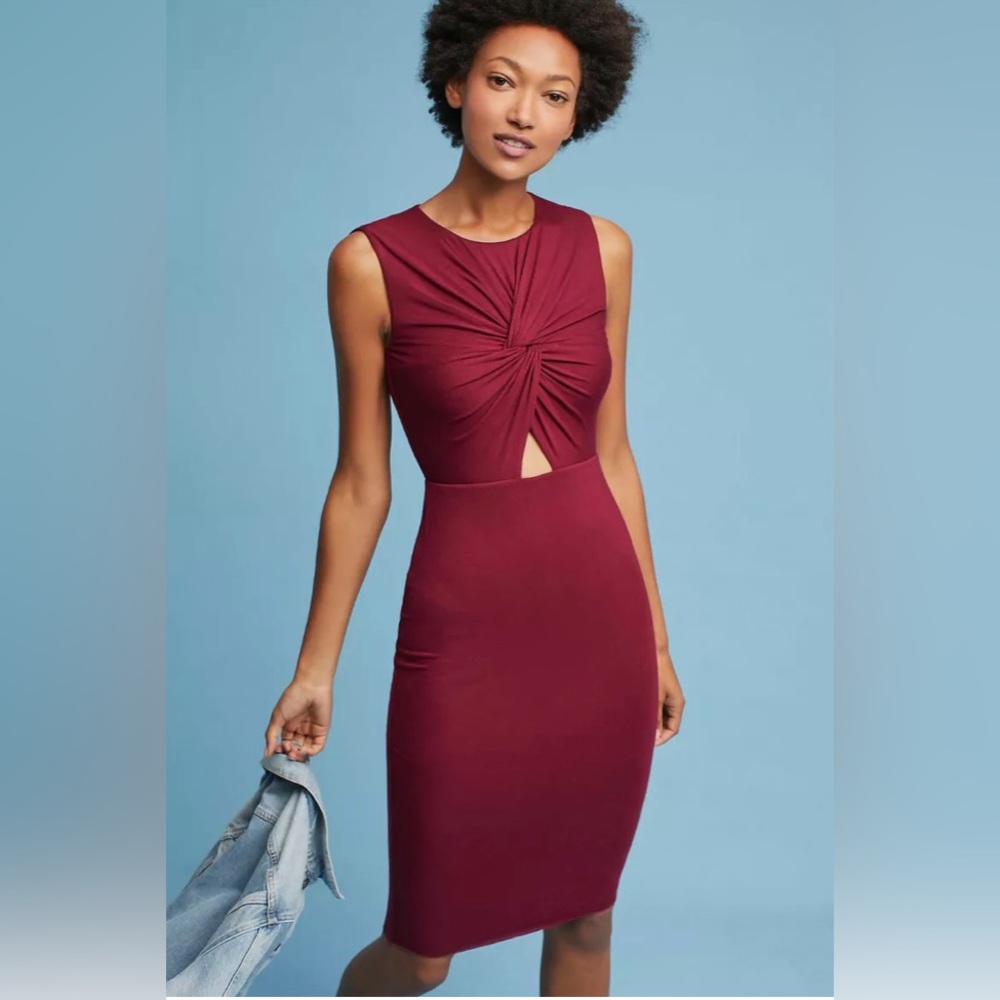 Anthropologie Bailey 44 Knotted cutout Dress, Petite Size S